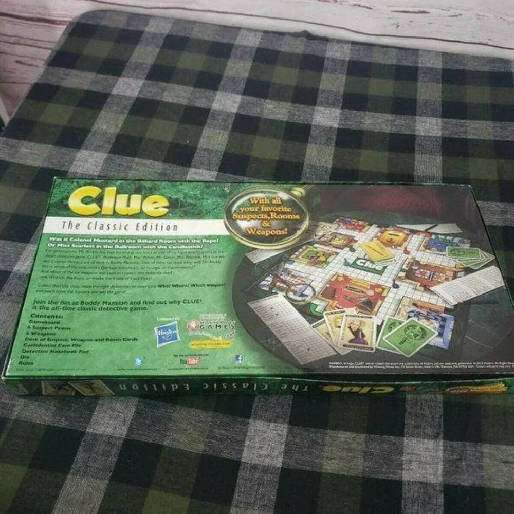Hasbro‎ Clue The Classic Edition board game